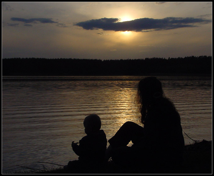 ... w Augusowie nad Neckiem lenią się...