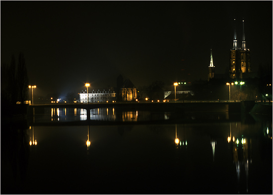 Wrocław nocą