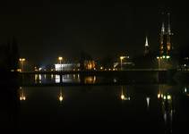 Wrocław nocą