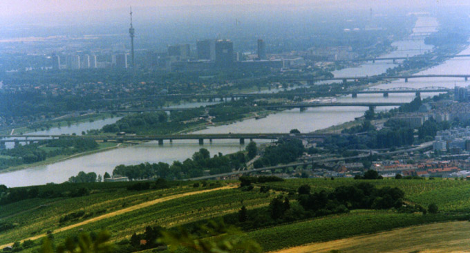 nad pięknym modrym Dunajem