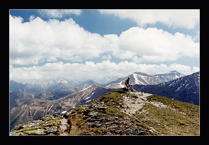 Tatry Zachodnie - widok z Wołowca