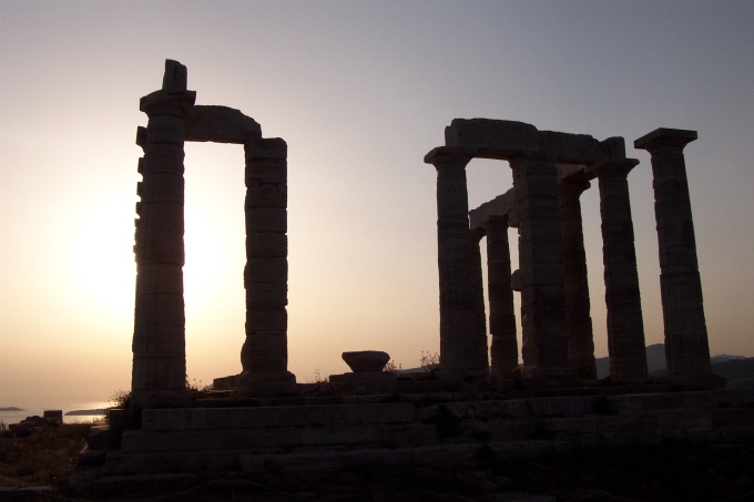 Znów słońce zachodzi / Sounion / Attyka / Grecja