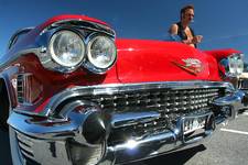 red cadillac