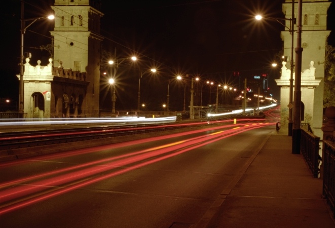 Warsaw by night