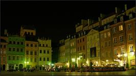 Warszawa nocą 4 - Rynek