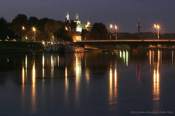 Przed SWITEM nad Wisla w Krakowie.