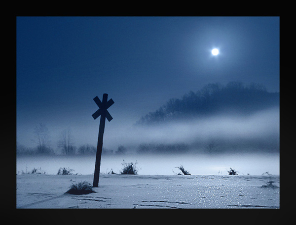 Nocna rozgrywka w kółko i krzyżyk