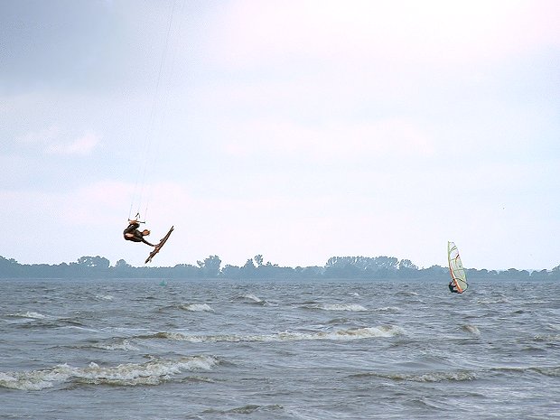 Kite i surfing - Trzebież