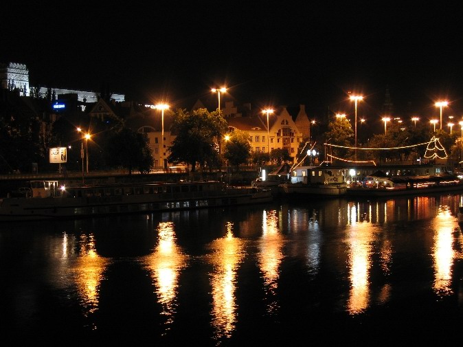 Szczecin nocą