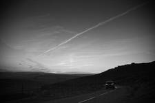 light of Stanage Edge