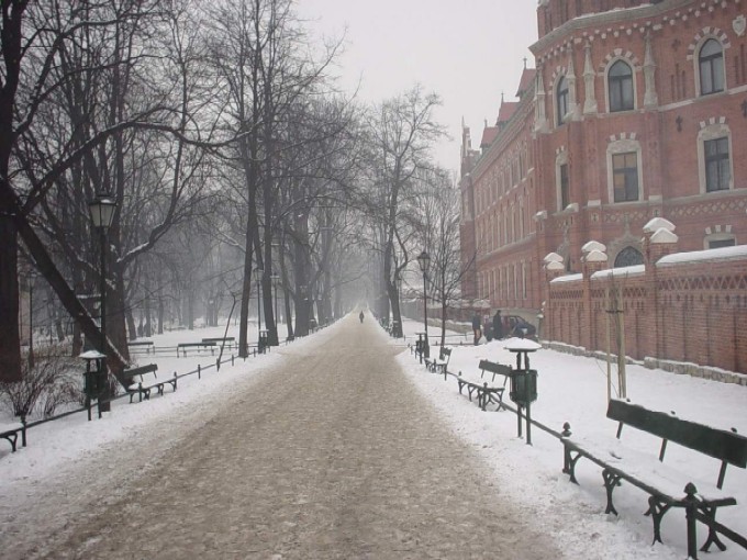 Kraków zimą