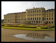 Wiedeń - Schonbrunn po popołudniowej burzy.