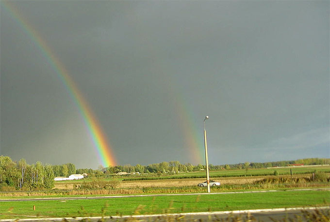 jesienna tęcza