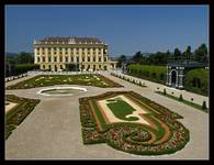 Wiedeń - Schonbrunn , elewacaja wschodnia.