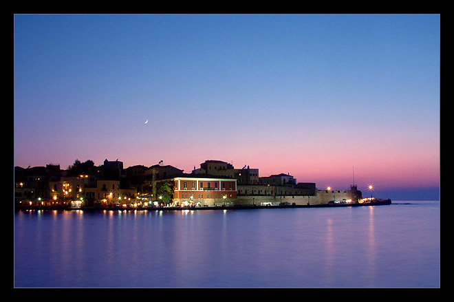 Chania by night