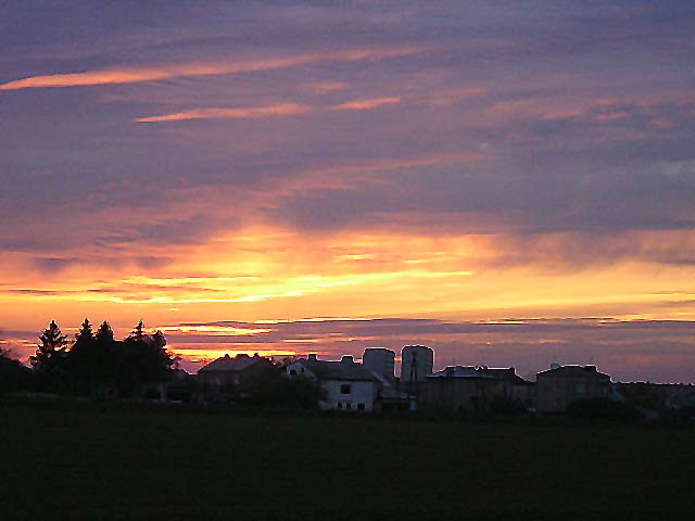 Zachód nad Siedlcami