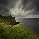 Zamek Dunluce.. Irlandia Północna