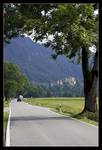 Dziś widok z Romantische Strasse na Hohenschwangau.