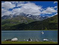 Szwajcaria , okolice St.Moritz.