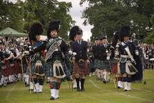 Highland Games, Forres 10 July 2010, Pipebands competition....