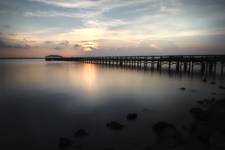 Pomost na Indian River Melbourne Beach