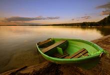 Green boat