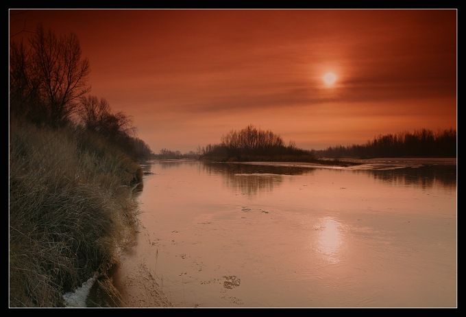 Słońce nad Wisłą.