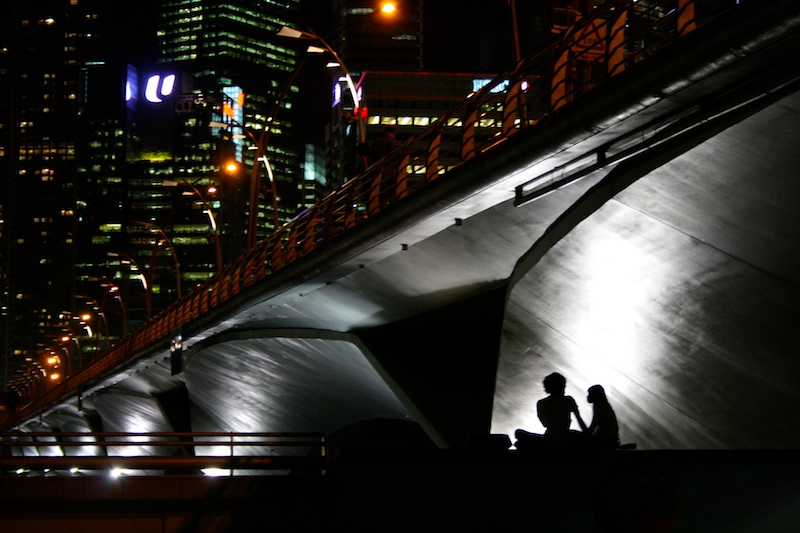 under the bridge