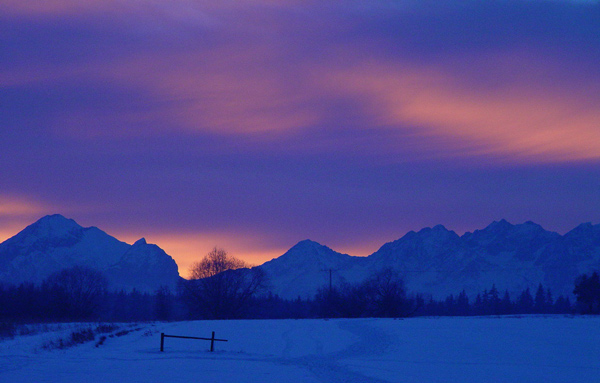 winter sunrise