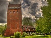 Słupsk. Brama Młyńska w HDR.