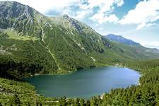 Morskie OkO (widok z Czarnego Stawu)