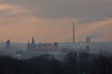 Poranny widok na Kraków