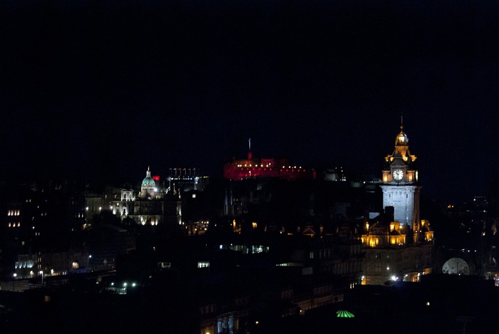 Edinburgh at night