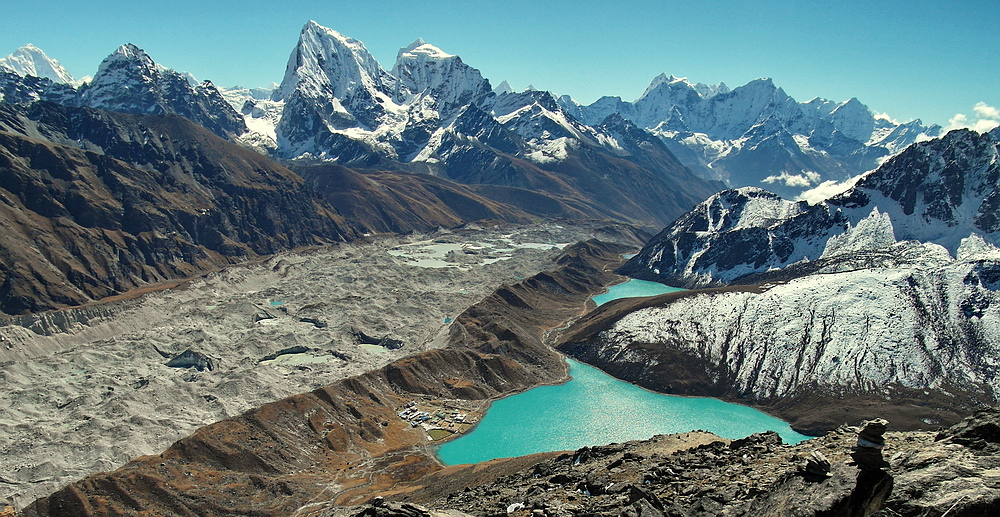 Widok z Gokyo Ri