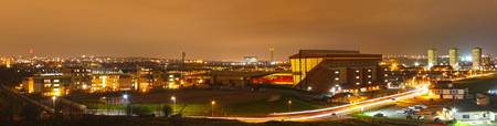 Aberdeen during night time