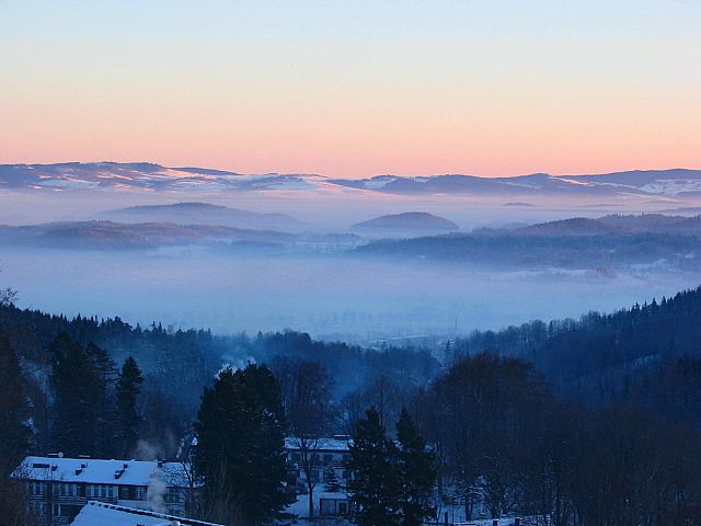 wschód nad doliną