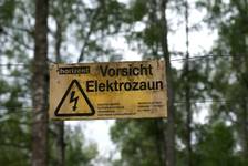 Vorsicht elektrozaun