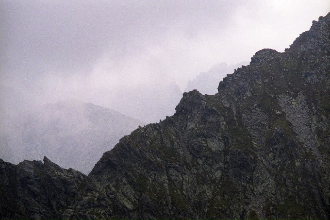 Widok z Bystrego Przechodu, Tatry Słowackie