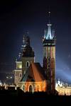 Kościół Mariacki w nocnym kadrze