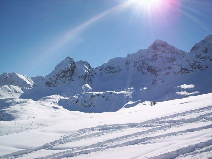 Tatry zimą.