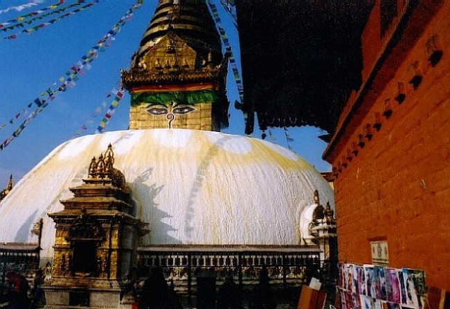 Swayambunath stupa, Kathmandu