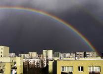 rainbow in the dark