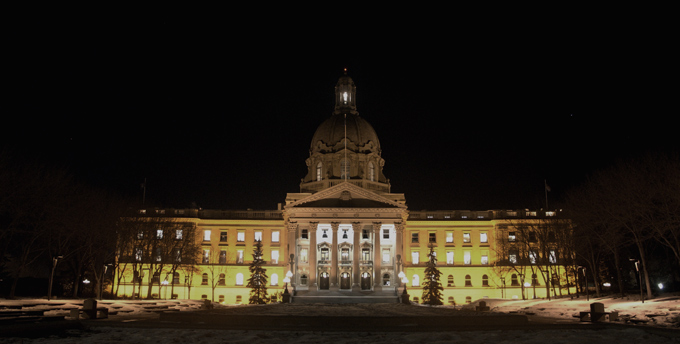 Budynek Parlamentu w Edmonton