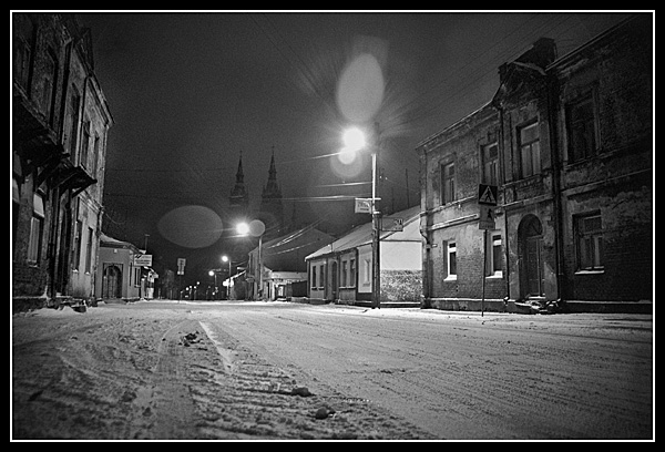 Kielce by night