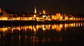 Toruń by night