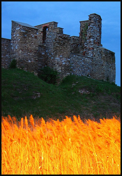 castle on fire