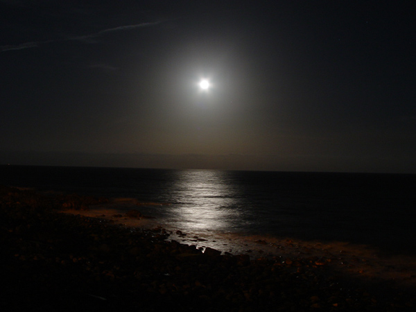 Moon over the Ocean