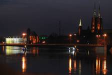 Wrocław nocą