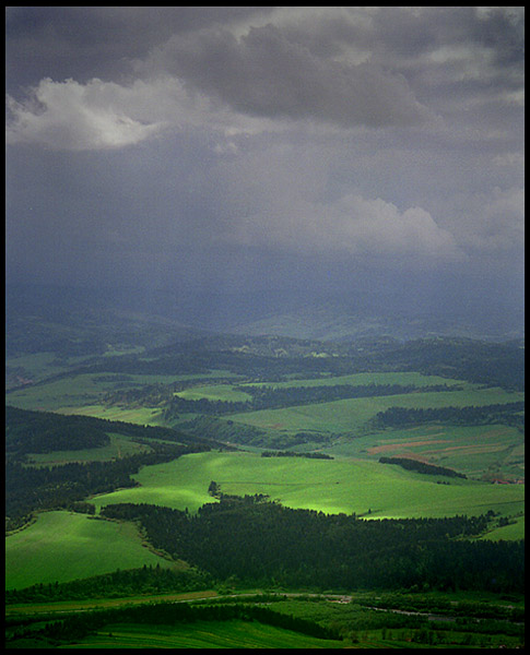 widok z Trzech Koron