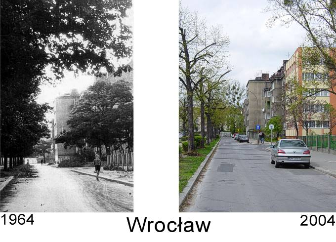 Wrocław - moje miasto.Ulica Wandy